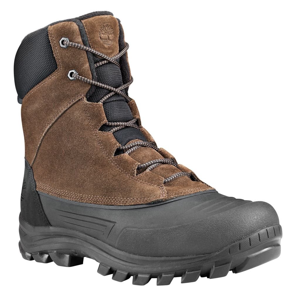 Botas de Invierno Timberland Hombre Snowblades Tall Marrones/Negras - Chile GZA-853471